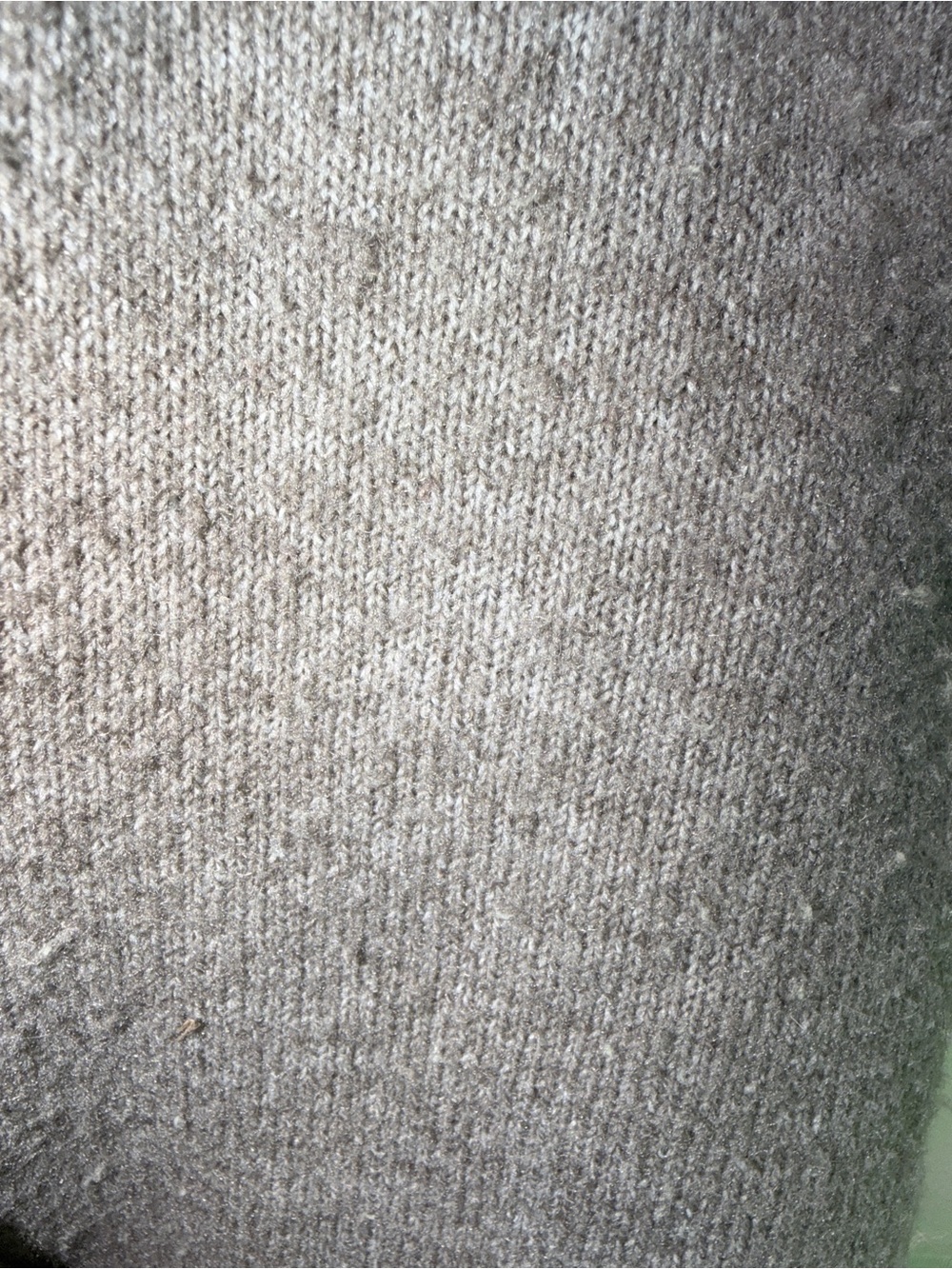 XL Cozy Bear Knit Sweater - Taupe with Navy Accent 🐻 - Picture 3 of 6